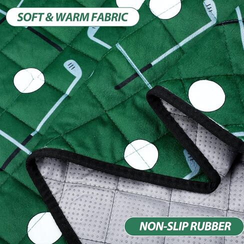 Golf Cart Seat Cover Golf Cart Seat Blanket Winter Warm Golf Cart Accessories Waterproof Washable Travel Sports Golf Cart Cushion Cover for Golf 2 Person Seats Club Car in Saudi Arabia