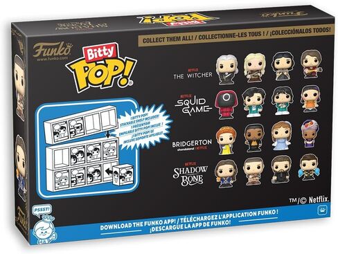 Funko Pop! Bitty: Netflix - Alina Starkov, General Kirigan, Mal, and Alina Starkov - 0.9 Inch (2.2 Cm) - Shadow and Bone Collectable - Stackable Display Shelf Included - Gift Idea - Cake Topper in Saudi Arabia
