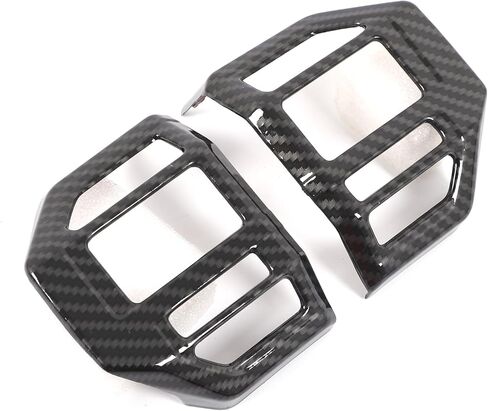 غطاء زر جانبي لسائق لوحة القيادة متوافق مع Toyota Land Cruiser Prado 250 J250 LC250 2024 2025، إكسسوارات داخلية باللون الأسود البيانو قطعتان in Kuwait