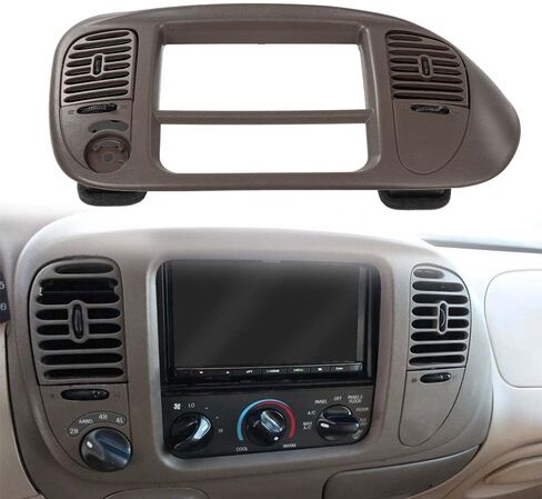 G-PLUS Dashboard Dash Pad Bezel Fit For Ford F150/Ford Expedition 1997 1998 1999 2000 2001 2002 2003 Brown in Saudi Arabia