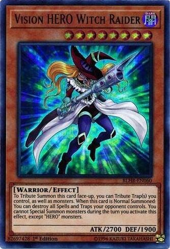 يو غي أوه! - Vision Hero Witch Raider - BLHR-EN060 - نادر للغاية - الإصدار الأول - معارك الأسطورة: انتقام البطل in Saudi Arabia
