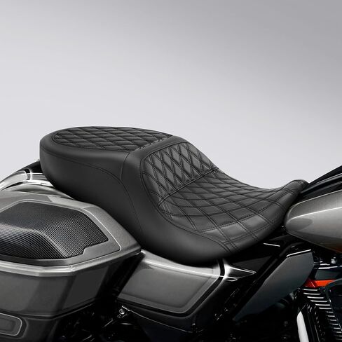 TCT-MOTORPARTS مقعد الركاب للسائق باللون الأسود مناسب لهارلي ديفيدسون CVO Street Road Glide 2023-2025 in Kuwait