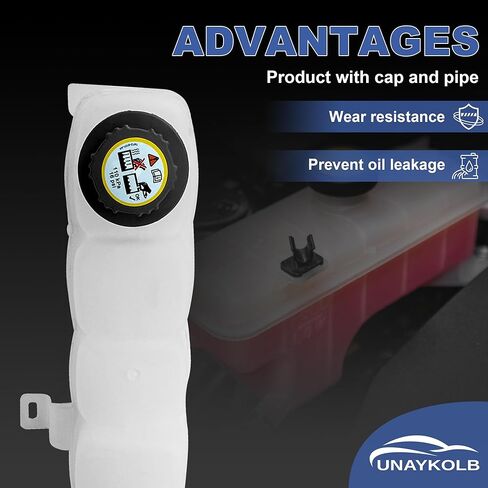 Engine Coolant Overflow Tank For 1999 2000 2001 2002 2003 2004 2005 Ford F-250 F-350 F-450 F-550 in Saudi Arabia
