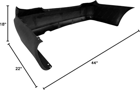 MBI AUTO - Primered, Rear Bumper Cover Replacement for 2002-2006 Toyota Camry USA Built 02-06, TO1100203 in Saudi Arabia