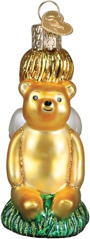 Old World Christmas Winnie The Pooh Glass Hanging Ornament in Saudi Arabia