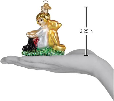 Old World Christmas Winnie The Pooh Glass Hanging Ornament in Saudi Arabia