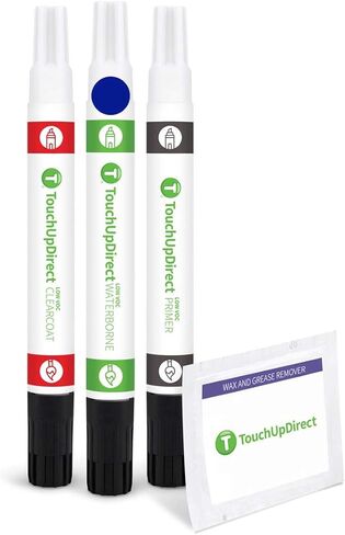 TouchUpDirect 25D Whitewater Pearl Mica Tricoat متوافق مع فرشاة طلاء Mazda Exact Match Touch Up - مجموعة أساسية in Kuwait
