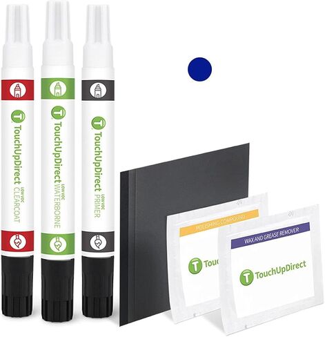 TouchUpDirect 25D Whitewater Pearl Mica Tricoat متوافق مع فرشاة طلاء Mazda Exact Match Touch Up - مجموعة أساسية in Kuwait