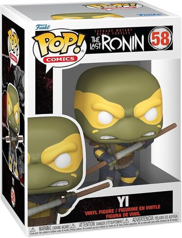 Funko Pop! Comics: Teenage Mutant Ninja Turtles (TMNT) - Yi - Collectable Vinyl Figure - Gift Idea - Official Merchandise - Toys for Kids & Adults - Cartoon Fans - Model Figure for Collectors in Saudi Arabia