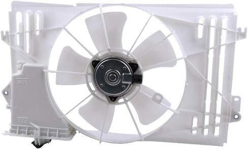 cciyu 620-546 Cooling Fan and 2428 Radiator Replacement for 2003-2008 For Pontiac for Vibe 1.8L 2003-2008 For Toyota for Corolla 1.8L 2003-2008 For Toyota for Matrix 1.8L in Saudi Arabia