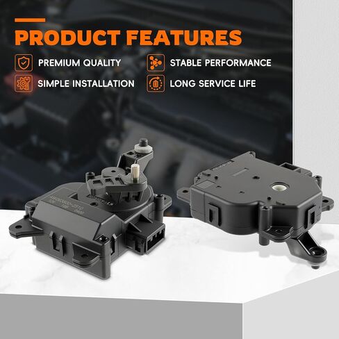 HVAC Heater Blend Door Actuator Left Main Driver Side 79160-SZA-305 for Honda Pilot 2009-2015 Acura MDX 2007-2013 Air Temperature Actuator Repalcement #79160-STX-A41 in Saudi Arabia