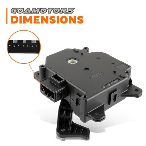 HVAC Heater Blend Door Actuator Left Main Driver Side 79160-SZA-305 for Honda Pilot 2009-2015 Acura MDX 2007-2013 Air Temperature Actuator Repalcement #79160-STX-A41 in Saudi Arabia