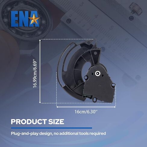 مشغل باب مزيج الهواء ENA HVAC مع مسار تروس 604112 متوافق مع Chevy Silverado 1500 2500 3500 HD Tahoe GMC Sierra Yukon XL 1500 2500 3500 HD Cadillac Escalade ESV 2003-2014 يستبدل 52495593 in Saudi Arabia