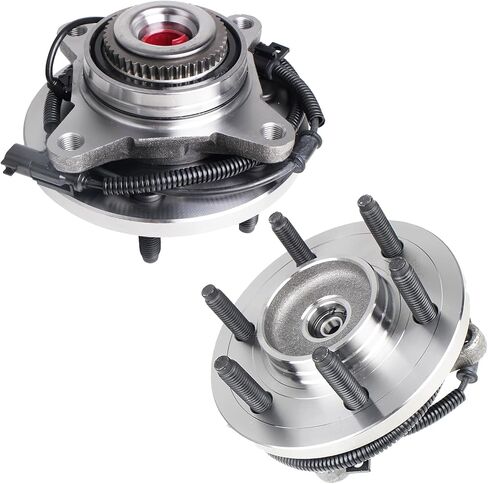 515142 Pair 2 Front Wheel Hub & Bearing Assembly for 2011-2014 Ford F-150 Expedition Lincoln Navigator (4WD / 4x4; Excluding Heavy Duty) in Kuwait