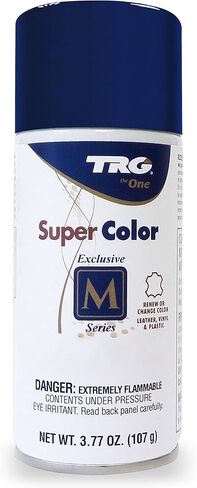 TRG Super Color Spray Leather، صبغ الفينيل والقماش، العديد من الألوان (#615 أسود، 3.77 أونصة.) in Kuwait