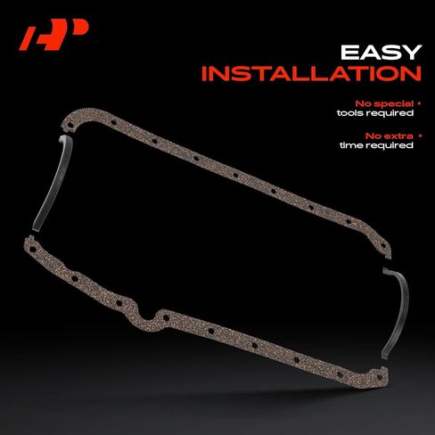 A-Premium Engine Oil Pan Gasket Set, Compatible with Chevrolet Malibu, Impala, Camaro, Corvette, Caprice, Bel Air, C30, C50, C60, C70, C10 C20 Suburban & GMC Jimmy & Oldsmobile Starfire & Buick Regal in Saudi Arabia