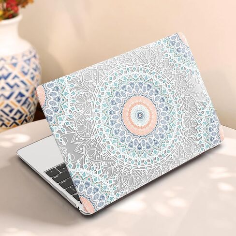 iCasso Compatible with MacBook Air 13 inch Case 2020-2018 Release A2337 M1 A2179 A1932, Slim Anti-Scratch Plastic Hard Shell Case+Keyboard Cover for Mac Air 13.3, Abstract Lines in Saudi Arabia