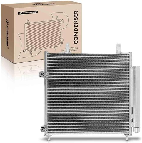 A-Premium Air Conditioning A/C Condenser Compatible with Mitsubishi Mirage 2017-2022, Mirage G4 2017-2022, L3 1.2L in Saudi Arabia
