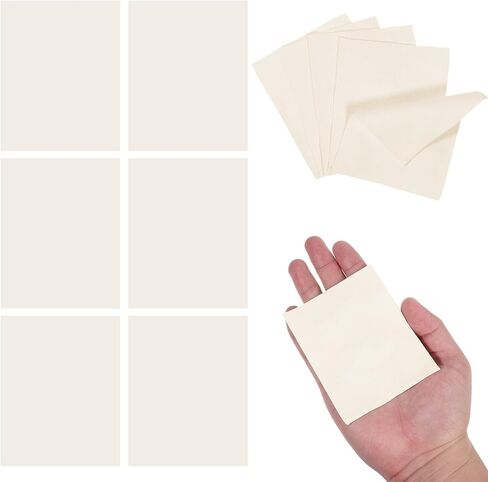 20 Pcs Pre Cut Chamois for Smoothing Cloth Artist Chamois Leather, Pre Cut Cloth Soft Leather Pottery Tool Clay Soft Clothes for Drawing, Pottery Tools, Mud Tools in Saudi Arabia