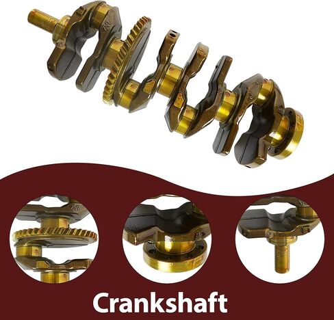 2AZ-FE Engine Rebuild Kit with Crankshaft Connecting Rods Main Rod Bearings Piston Head Gasket Set Fit For Toyota Highlander RAV4 Corolla XRS Matrix S for Scion tC xB 16V DOHC 2.4L 2001-2015 in Saudi Arabia