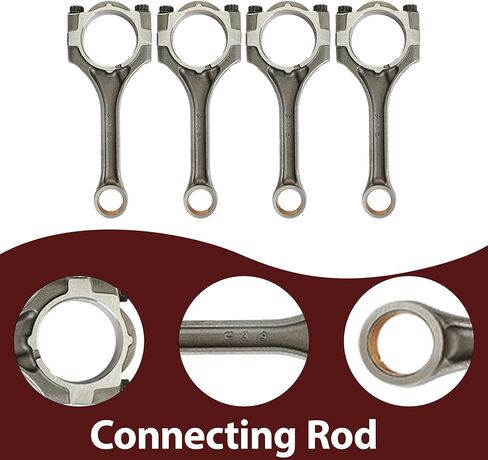 2AZ-FE Engine Rebuild Kit with Crankshaft Connecting Rods Main Rod Bearings Piston Head Gasket Set Fit For Toyota Highlander RAV4 Corolla XRS Matrix S for Scion tC xB 16V DOHC 2.4L 2001-2015 in Saudi Arabia