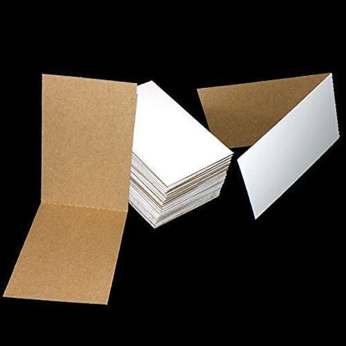 150 أكمام من الورق المقوى مطوية مسطحة للبيع 3 "x 4.5" بطاقة رياضية بطاقة التداول مجلدات البريد الشحن التقوية إدراج in Saudi Arabia