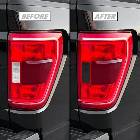 SlickMod PreCut Vinyl Smoke Tint for 2021-2023 Ford F150 Tail Light (20% Dark Smoke, 1. Taillight) (SM-FOR-F15-2123-TL) in Saudi Arabia