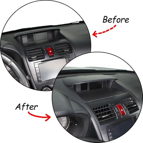 PIUGILH Non-Slip Dashboard Mats Compatible with Subaru Forester Accessories 2013 2014 2015 2016 2017 2018，Car Interior Dashboard Mat Pad Liner in Saudi Arabia