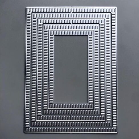 Rectangle Border Metal Cutting Dies,Card Making and Scrapbooking Templates for DIY Greeting Cards,Embossing Stencils, Wedding/Birthday Decor (Congratulations/Blessing Designs) in Saudi Arabia