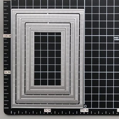 Rectangle Border Metal Cutting Dies,Card Making and Scrapbooking Templates for DIY Greeting Cards,Embossing Stencils, Wedding/Birthday Decor (Congratulations/Blessing Designs) in Saudi Arabia