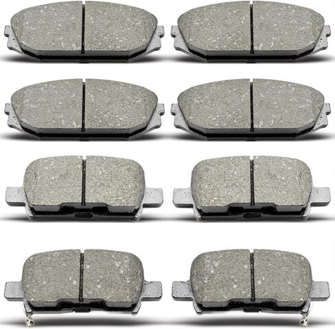 D793 D865 Front Rear Ceramic Brake Pads Set Fit For 2001-2002 Acura Mdx,For 2002-2004 Honda Odyssey in Saudi Arabia