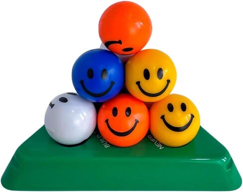 Smarts Pyramid™ 3-Layer Brain Teaser Puzzle – Sports Edition (Baseball, Basketball, Golf, Smiley) (Basketball) in Saudi Arabia