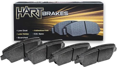وسادة فرامل من سلسلة السيراميك الأمامية من Hart Brakes مع حشوات مطاطية من الفولاذ المطاطي in Saudi Arabia