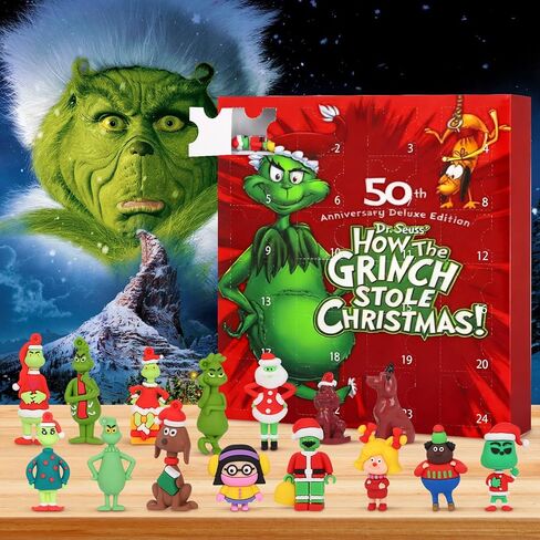 تقويم قدوم الهالوين 2024، كابوس قبل عيد الميلاد، تقويم العد التنازلي للهالوين 2024 للأطفال والكبار مع 24 قطعة من شخصيات دمية الهالوين الكلاسيكية القابلة للتجميع، كابوس دمية ما قبل عيد الميلاد in Kuwait