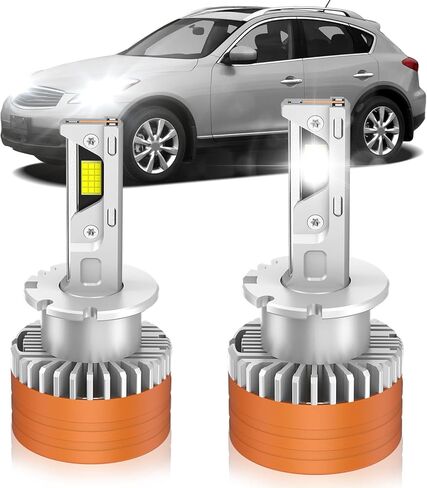 مناسب لسيارة Dodge 2015-2023 Challenger 2011-2020 Charger 2013-2016 Dart Xenon HID، 24000LM 600% سطوع D3S HID، 6000K أبيض بارد، حزمة من 2 in Kuwait