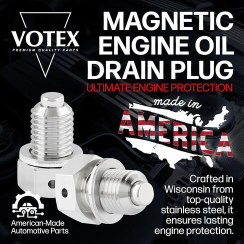 Votex - Magnetic Oil Drain Plug fits Honda XR650L (1993-2025) - Made in USA - Stainless Steel in Saudi Arabia