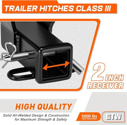 PM PERFORMOTOR Rear Class 3 Trailer Hitch 2" Receiver Compatible with 2020-2024 Hyundai Palisade, Black in Saudi Arabia