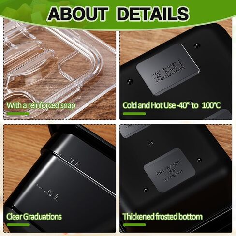 Geetery 12 Pack 1/6 Size 4'' Deep Polycarbonate Food Pan with Lid Clear Stackable Plastic Pan Restaurant Food Storage Containers with Hinged Lids for Hotel Supplies in Kuwait