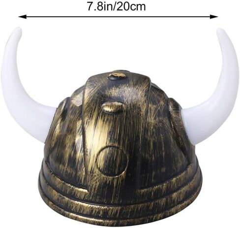 Garneck Hat with Horns,Creativity Viking Helmet for, Viking Costume Helmet with Classic Horn Design for Halloween, Cosplay, in Saudi Arabia