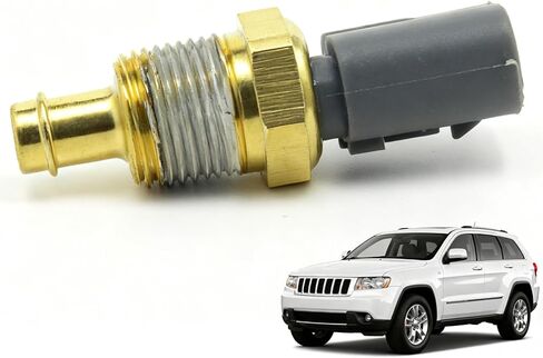 Engine Coolant Temperature Sensor Replaces# 5149077AB TX195 for Dakota Challenger Durango Avenger Charger Grand Cherokee Wrangler Ram 1500 2500 3500 Fixes Temperature Readings Issues in Kuwait