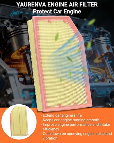 Engine & Cabin Air Filter Kit with Activated Carbon, Fit for Jeep 2018-2025 Wrangler 2.0L/3.6L, 2020-2025 Gladiator 3.6L, Replace 68301863AA, 68257030AA, CF12450, WA10841 (NOT for 3.0L/6.4L/Diesel) in Saudi Arabia