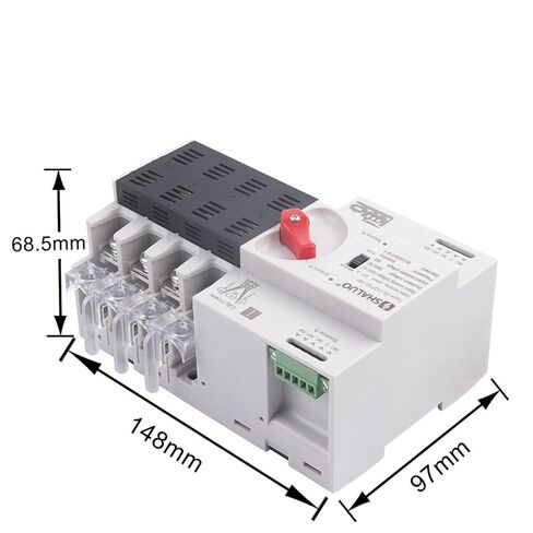 63A 100A 4P ATS Generator Dual Power Automatic Transfer Switch Module Circuit Breakers Switches Electric Generator Parts in Saudi Arabia