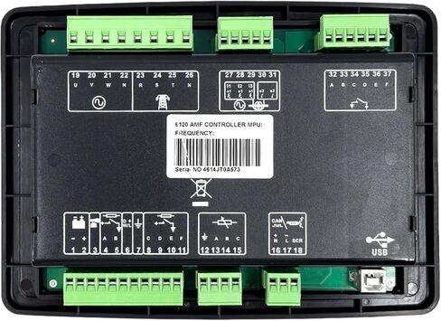 DSE6110/DSE6120 Auto Start Generator Controller Diesel Genset Control Panel with USB & Remote Charge Module(6120 AMF) in Saudi Arabia