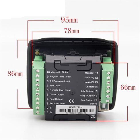 HGM1790N Diesel Generator Controller Module Auto Stop Start Panel Power Genset Pump Unit Accessories Spare Parts in Saudi Arabia
