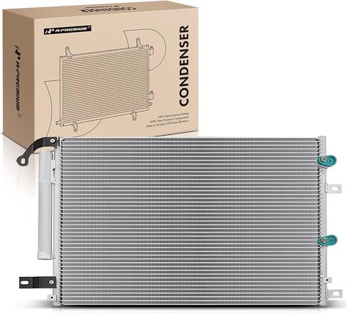 A-Premium Air Conditioning A/C Condenser Compatible with Chrysler 200 2015-2017, 2.4L 3.6L, Replace# 68195662AA in Saudi Arabia