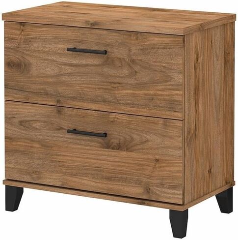 Pemberly Row Contemporary 2 Drawer Lateral File Cabinet in Storm Gray in Saudi Arabia