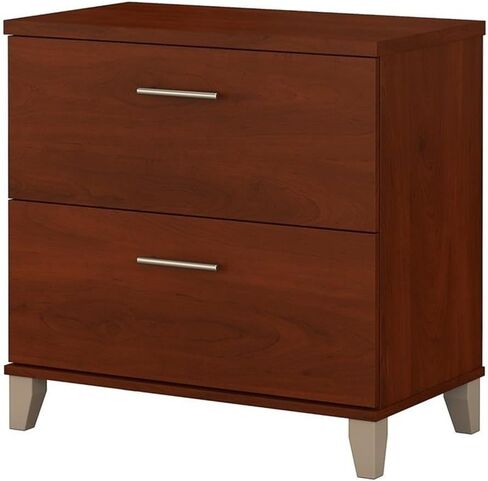 Pemberly Row Contemporary 2 Drawer Lateral File Cabinet in Storm Gray in Saudi Arabia