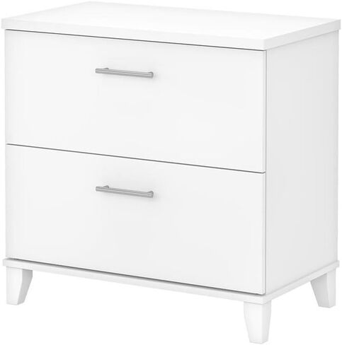 Pemberly Row Contemporary 2 Drawer Lateral File Cabinet in Storm Gray in Saudi Arabia