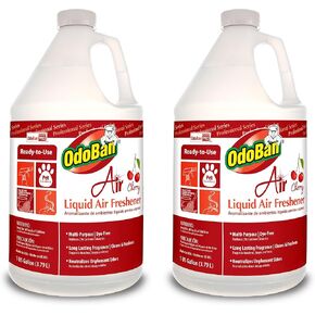 معطر هواء سائل برائحة اللافندر جاهز للاستخدام من سلسلة OdoBan الاحترافية، عبوتين، 1 جالون لكل منهما، رائحة اللافندر in Kuwait