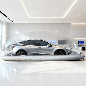 Inflatable Car Cover Shield, Portable Car Bubble Garage Tent for Dustproof Storage, Vehicle Protection, and Display – 19' / 5.8M in Saudi Arabia